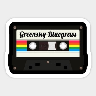 Greensky Bluegrass / Cassette Tape Style Sticker